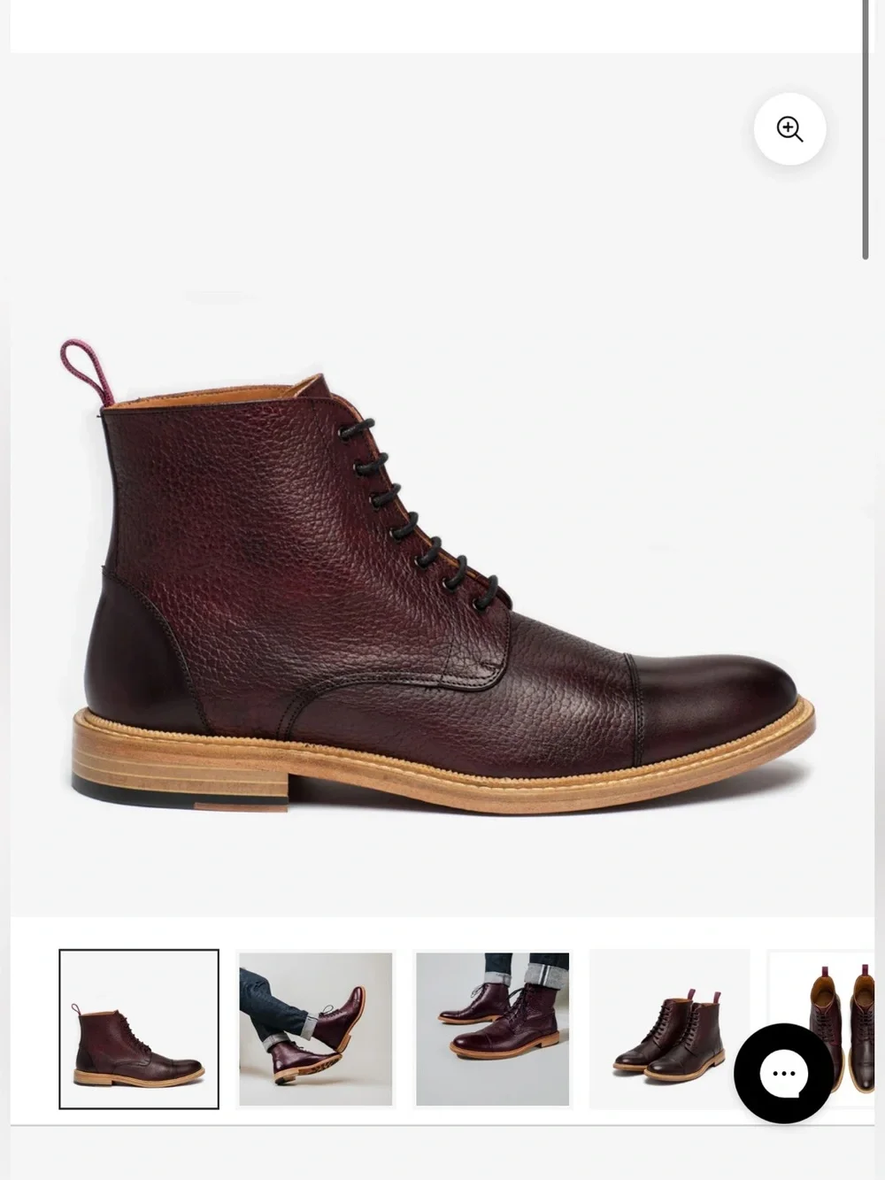Taft “The Rome Boot” in color Oxblood